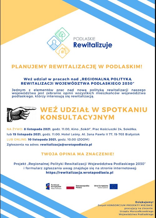 Konsultacje społeczne projektu „Regionalnej Polityki Rewitalizacji Województwa Podlaskiego 2030”.jpg